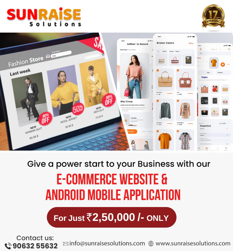 E-COMMERCE WEBSITE & ANDROID MOBILE APPLICATION